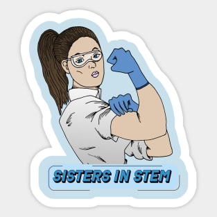 Sisters in STEM Sticker